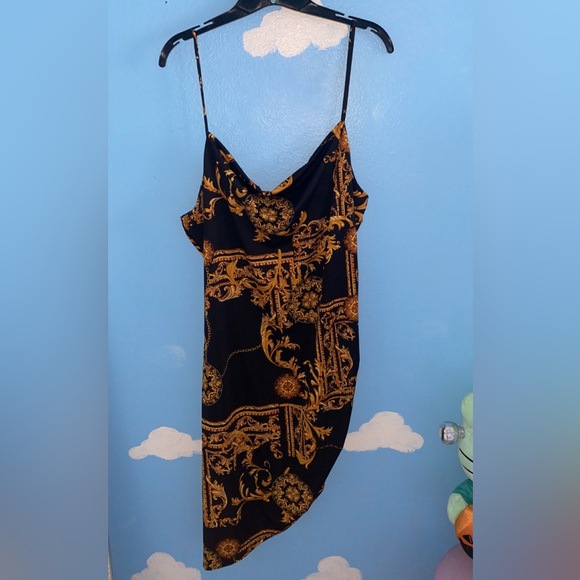 Zenobia Formal Slit Fitted Dress - Picture 1 of 10